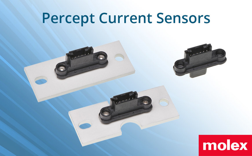 Molex eleva la flessibilità del design e semplifica l’integrazione dei sistemi con i nuovi sensori di corrente Percept per le applicazioni industriali e dell’automotive